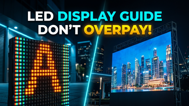 как работают светодиодные дисплеи