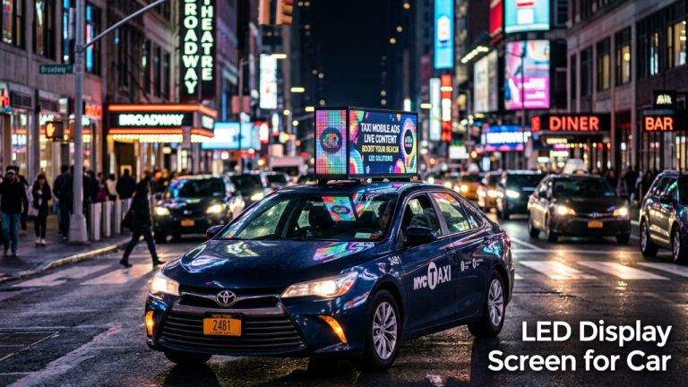 Светодиодный экран для автомобиля